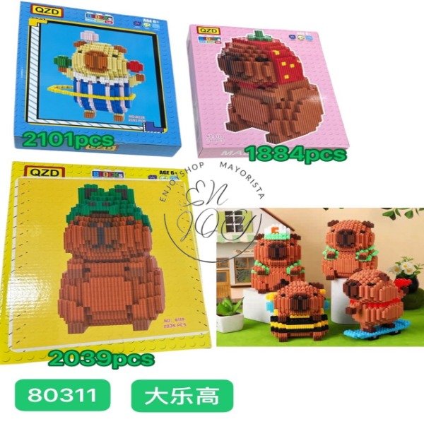 LEGO 1500+pcs BLOCKS CAPYBARA · 2