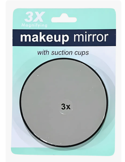 Espejo Circular Con Aumento 3X/5X Maquillaje · 2