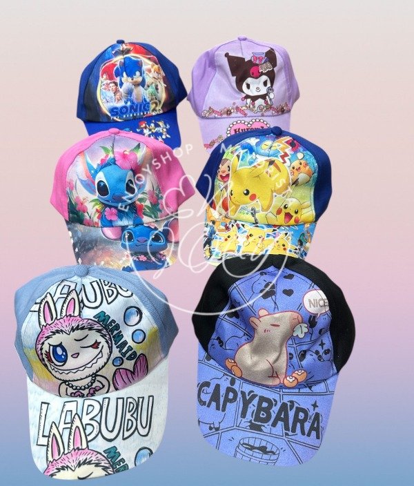 Gorra Infantil Personajes Animados · 2