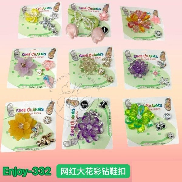 PINES PIN DE CROCS FLOR Y DECORACION VARIOS ENJOY332 · 3