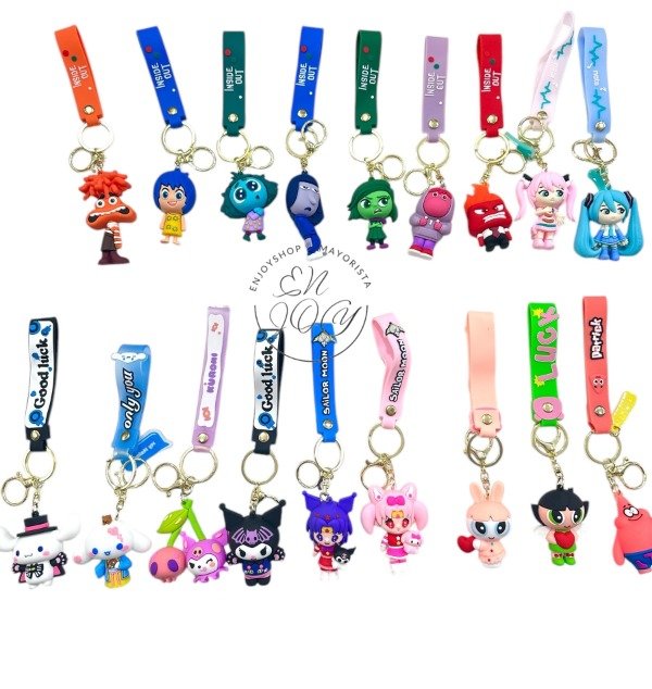 LLAVEROS SURTIDOS POKEMON LAS CHICAS SUPERPODEROSAS ELEMENTOS · 2
