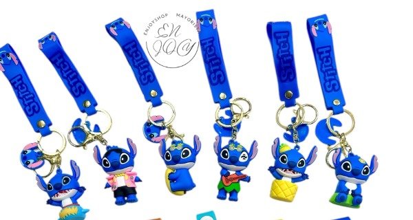 OFERTA LLAVERO DE GOMA STITCH LILO · 2