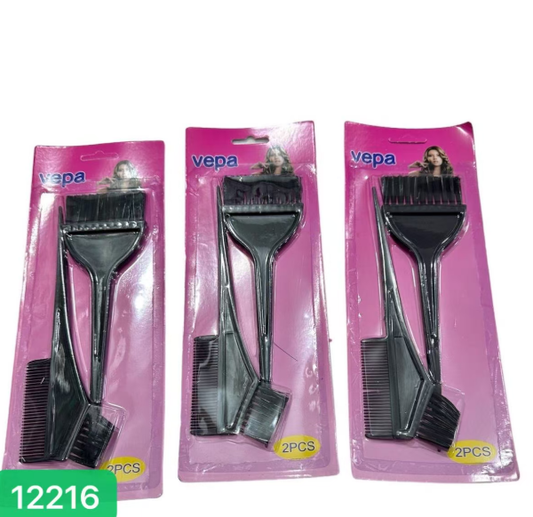 Set Pincel Y Peine Para Tintura Peluquería · 2