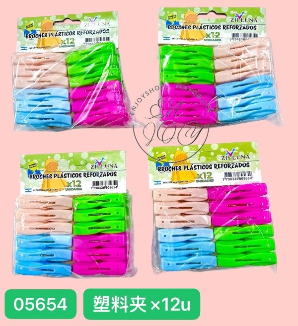 BROCHES DE ROPA PLASTICOS REFORZADOS · 2