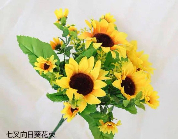 X1 GIRASOL RAMO FLOR ARTIFICIAL SUNFLOWER · 2