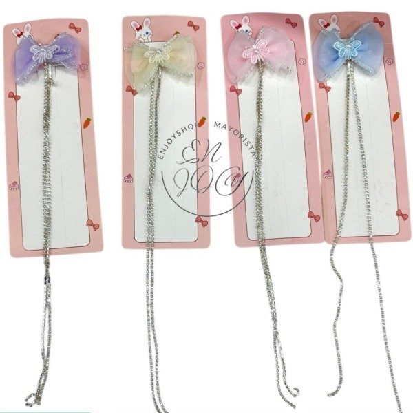 PACK X12 TIRAS CLIPS PARA PELO MOÑO · 2