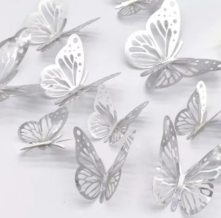 Mariposas Para Torta Topper Rosa Gold Plata Decoracion ENJOY520 · 3