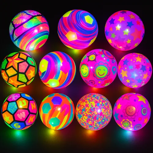 PELOTA GOMA CON LUZ INFANTIL · 2