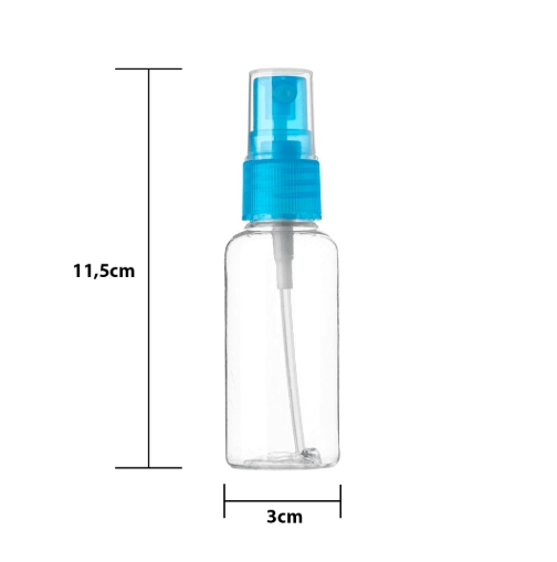 X12 Botellita Spray De Plastico 50cc Recargable Para Viajes · 3
