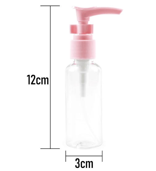X12 Botella Dispenser De Plastico Para Cremas 50cc Recargable Para Viajes · 2