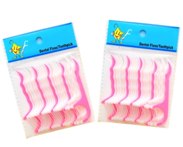 pack x 24 BOLSITAS Hilo Dental Con Mango X20U En Bolsa ENJOY60 · 2
