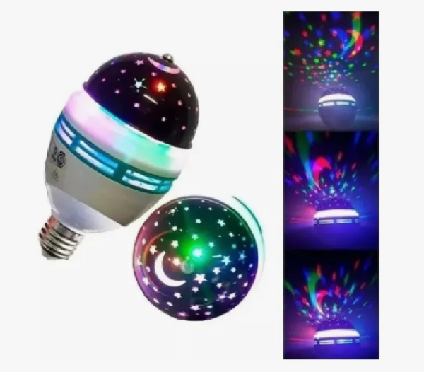 Lamparas Giratorio LED 220V Luz Colores Fiesta Boliche · 3