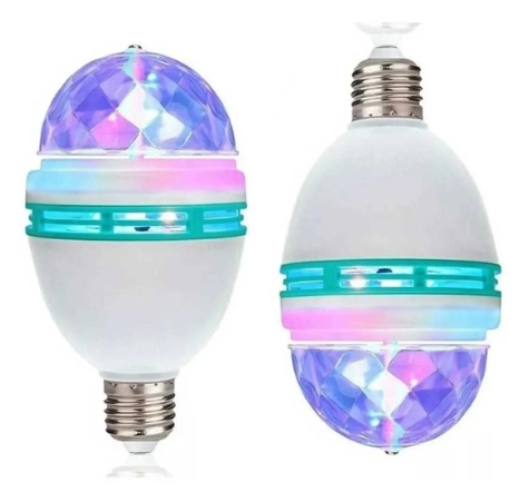 Lamparas Giratorio LED 220V Luz Colores Fiesta Boliche · 4