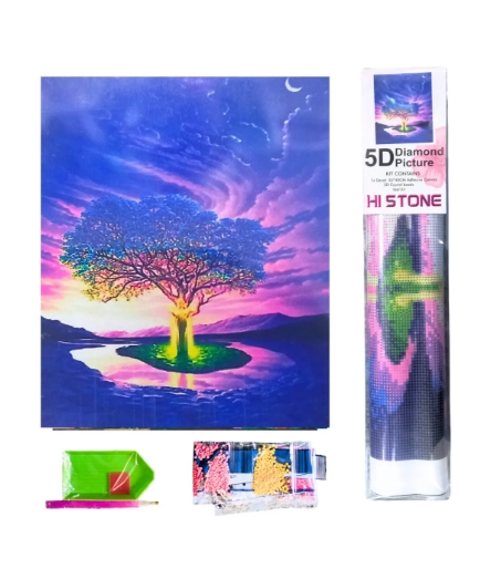 PINTURA DE DIAMANTE 50X65CM PAISAJE CUADRO · 2