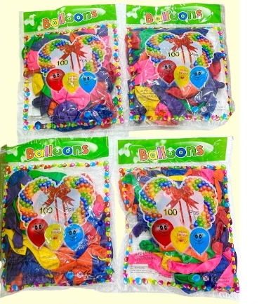 100 GLOBOS LATEX COLORES SURTIDOS · 2