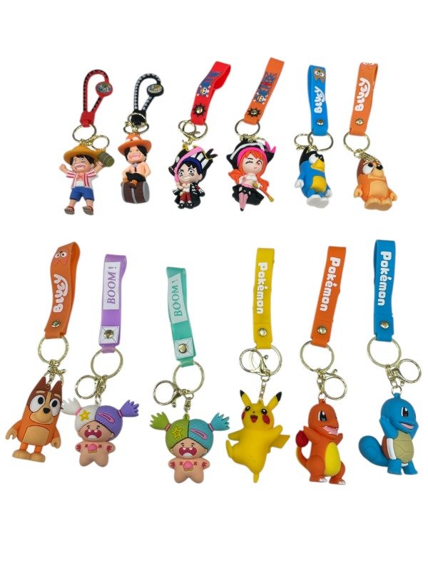 OFERTA! Llaveros De Goma Personajes Surtidos · 3