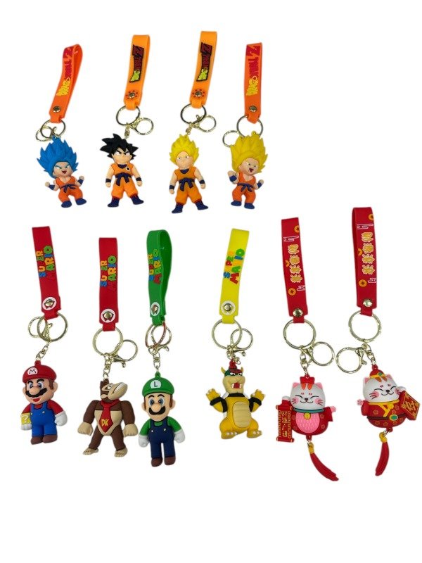 OFERTA! Llaveros De Goma Personajes Surtidos · 4