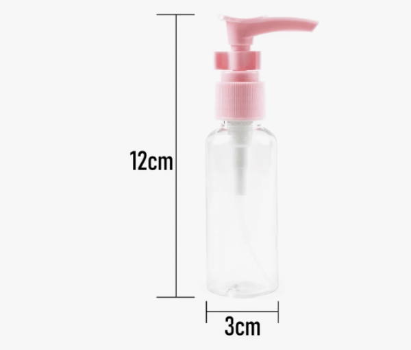 Botella Dispenser Plástico Cremas 50cc Recargable Cosmético · 3